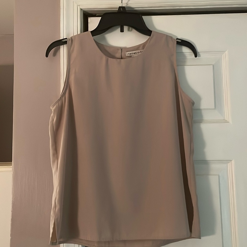 4/$20 Notations nude tank size small